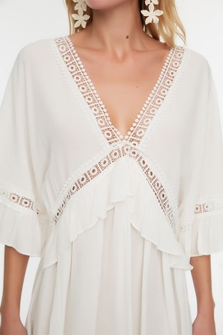 Vestido direito Branco