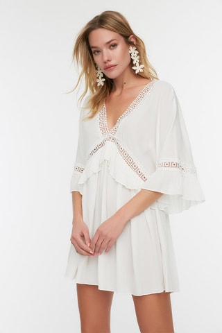Vestido direito Branco
