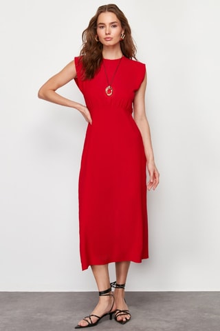 Vestido midi - Vermelho