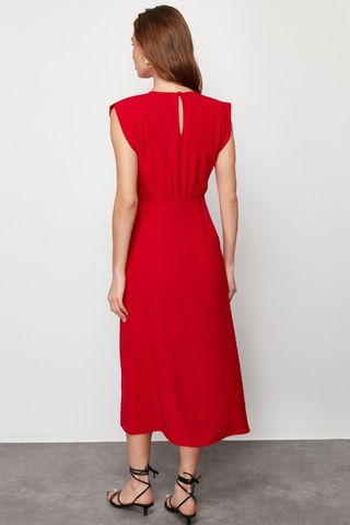 Vestido midi - Vermelho