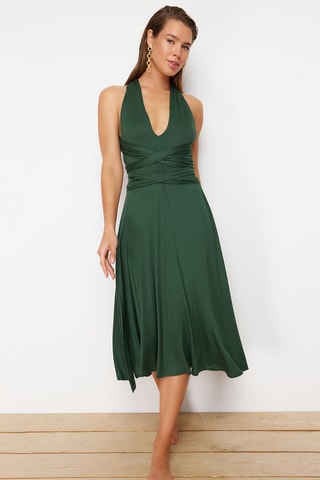 Vestido de praia - Caqui 