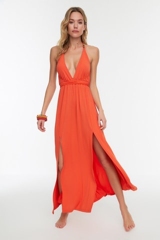 Vestido comprido Laranja