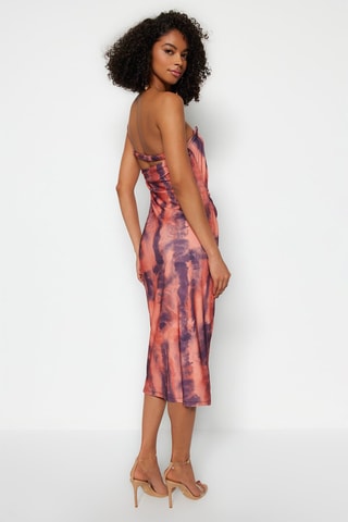 Robe midi Marron