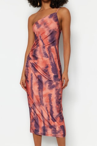 Robe midi Marron