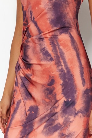 Robe midi Marron