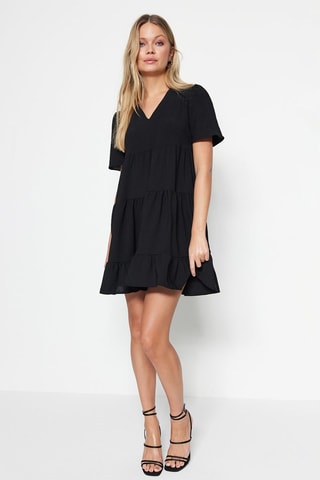 Vestido trapézio Preto