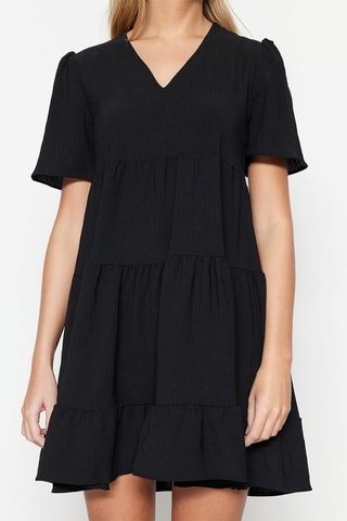 Vestido trapézio Preto