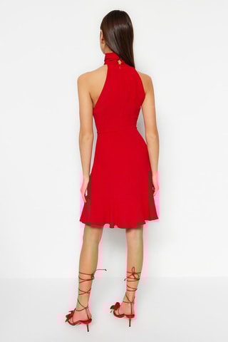Vestido estilo patinadora - Vermelho