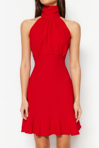 Vestido estilo patinadora - Vermelho
