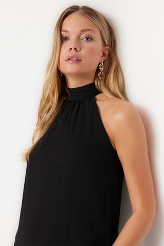 Vestido trapézio Preto