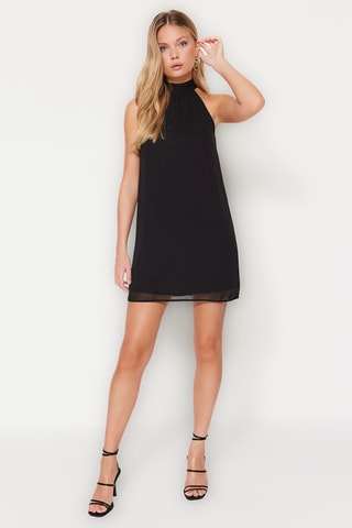 Vestido trapézio Preto