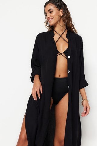 Robe de plage - Noir