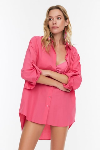 Vestido de praia Rosa