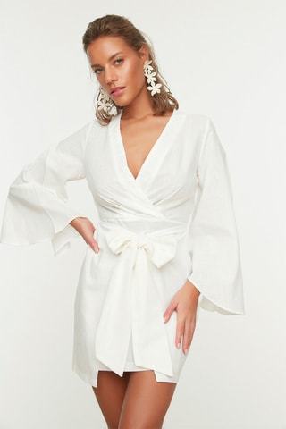 Vestido direito Branco