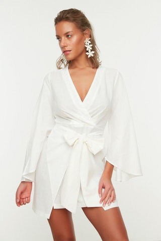 Vestido direito Branco
