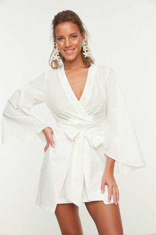 Vestido direito Branco