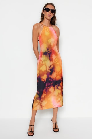 Robe midi - Orange