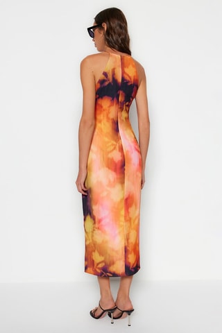 Robe midi - Orange
