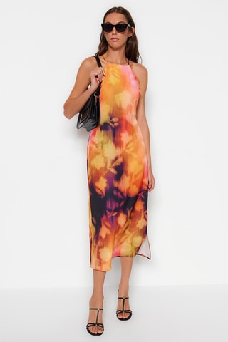 Robe midi - Orange