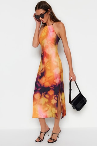 Robe midi - Orange