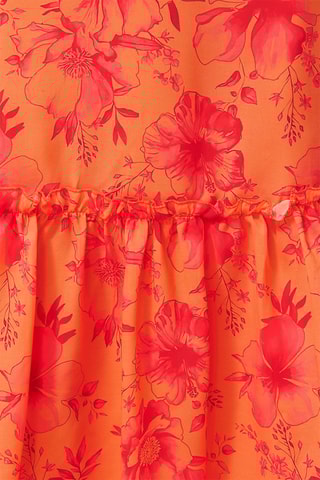 Vestido midi - Laranja