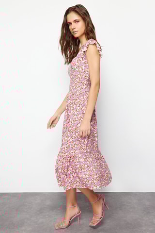 Vestido midi - Malva