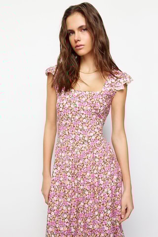 Vestido midi - Malva