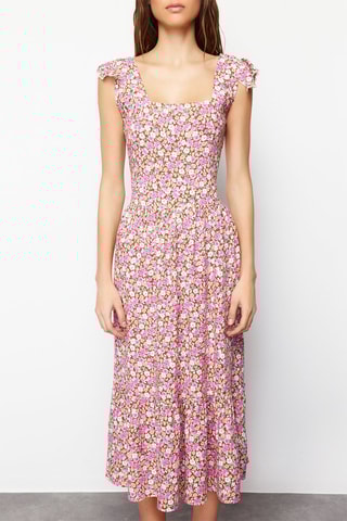 Vestido midi - Malva