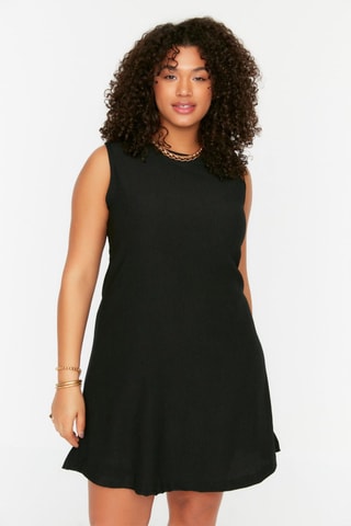 Vestido estilo patinadora - Preto