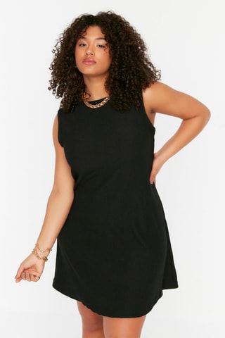 Vestido estilo patinadora - Preto