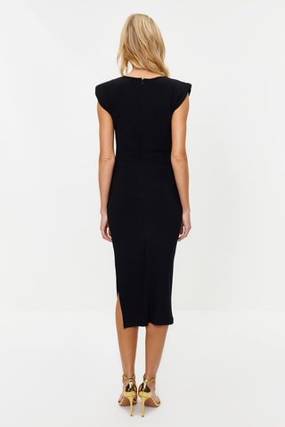 Vestido direito - Preto