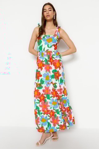 Robe longue - Orange
