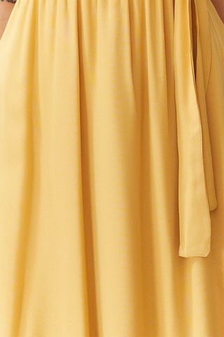 Robe midi - Marron