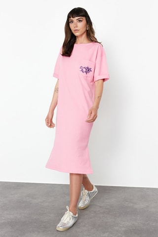 Vestido t-shirt - Rosa