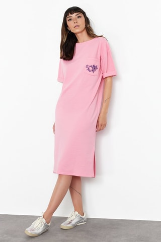 Vestido t-shirt - Rosa