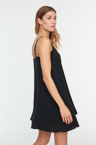 Vestido trapézio Preto