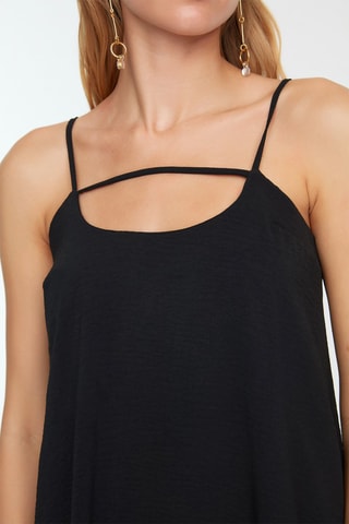 Vestido trapézio Preto