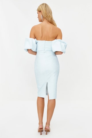 Vestido de noite Azul-claro