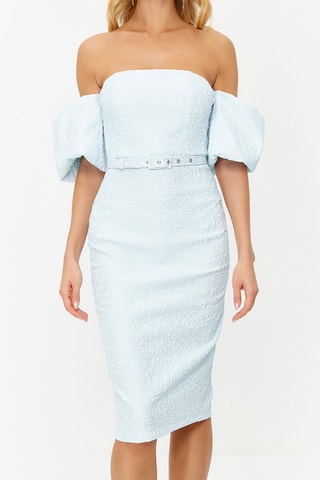 Vestido de noite Azul-claro