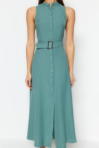 Vestido midi Menta