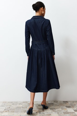 Vestido comprido - Azul