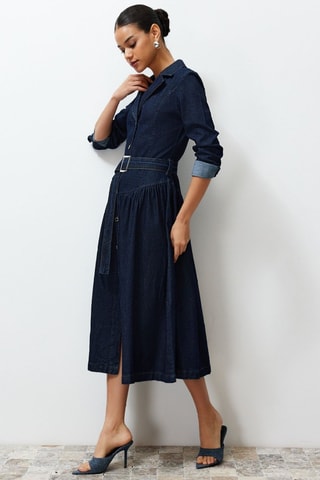Vestido comprido - Azul