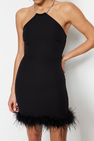 Vestido justo Preto
