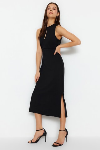 Vestido justo Preto