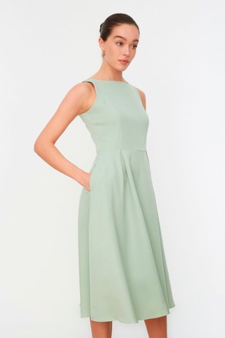Robe droite Vert menthe