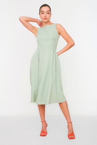 Robe droite Vert menthe