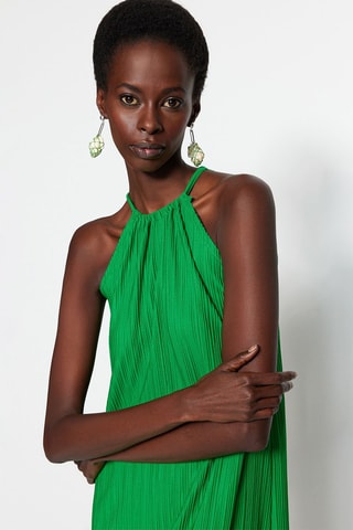 Robe trapèze - Vert