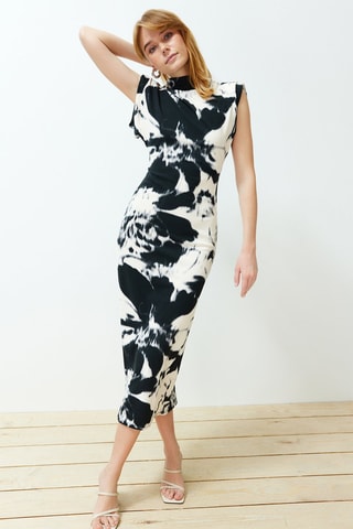 Vestido justo - Preto