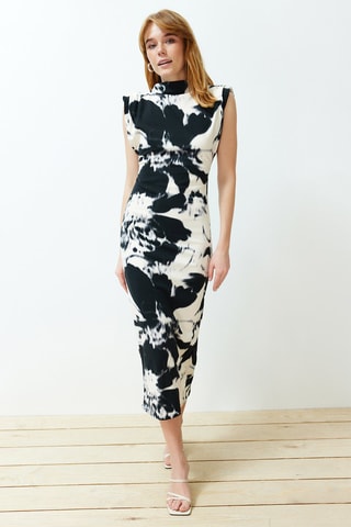 Vestido justo - Preto
