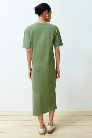 Robe t-shirt - Vert